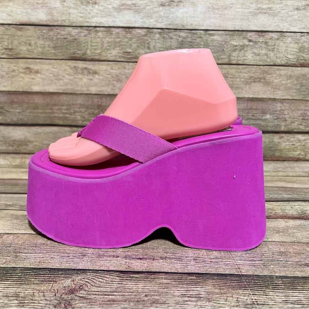 Steve Madden Pink Gwen Platform Sandals - Picture 1 of 8